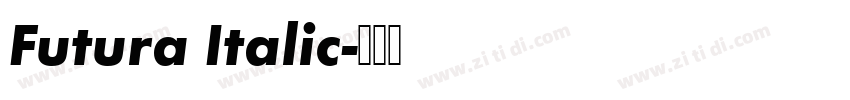 Futura Italic字体转换 Futura Italic字体转换